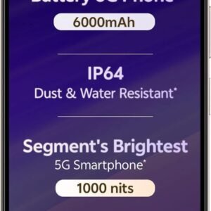 VIVO T4 Lite 5G 4GB RAM, 64 GB Storage, Titanium Gold | 6.74'' HD+ 90Hz LCD | Dimensity 6300 | 50MP Dual AI Camera | Android 14 | 6000mAh Battery | IP64 | Side Fingerprint | 15W Charging | Dual SIM
