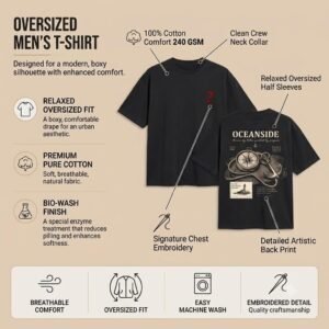 men oversized t shirts