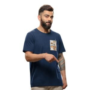 WROGN Men's 100% Cotton T-Shirt | Heavyweight Graphic Print | Oversized Fit